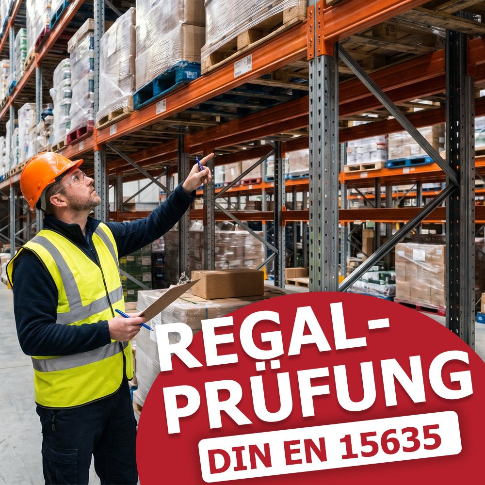 Regalprüfung nach DIN EN 15635